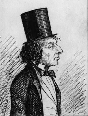 Disraeli caricature