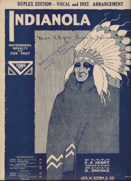 Indianola sheet music cover