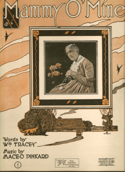 Mammy O' Mine sheet music cover