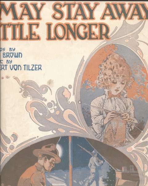 I May Stay Away a Little Longer sheet music cover