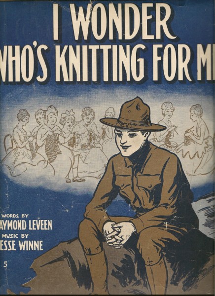 I Wonder Who's Knitting for Me sheet music cover