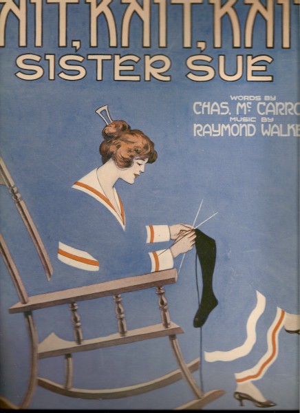 Knit, Knit, Knit, Sister Sue sheet music cover