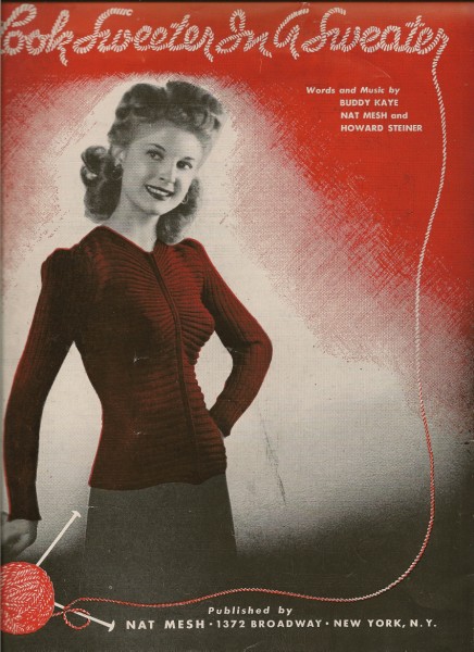 Look Sweeter In a Sweater sheet music cover