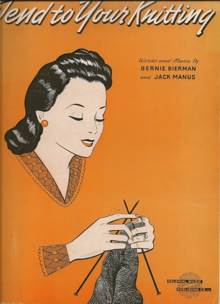 Tend to Your Knitting sheet music cover