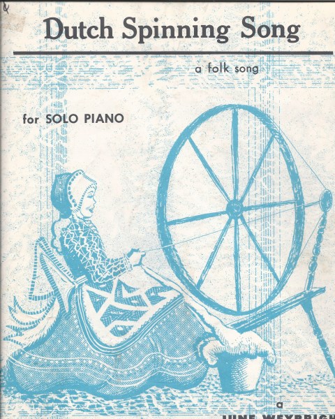 Dutch Spinning Song sheet music cover