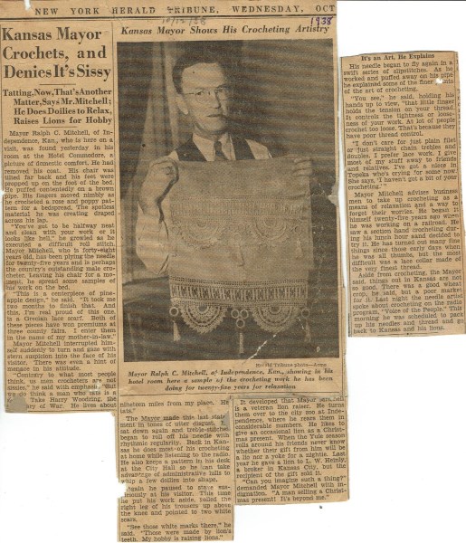 New York Herald Tribune Article on Mayor Mitchell