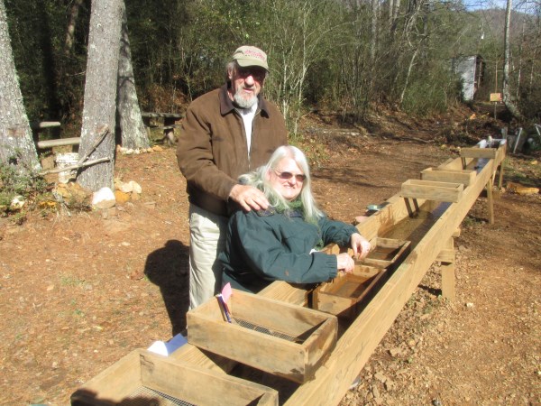 Slucing at Old Cardinal Mine