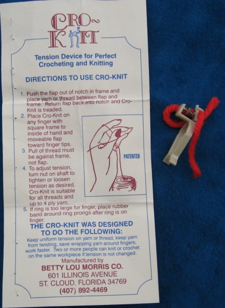 Cro-Knit Tension Device